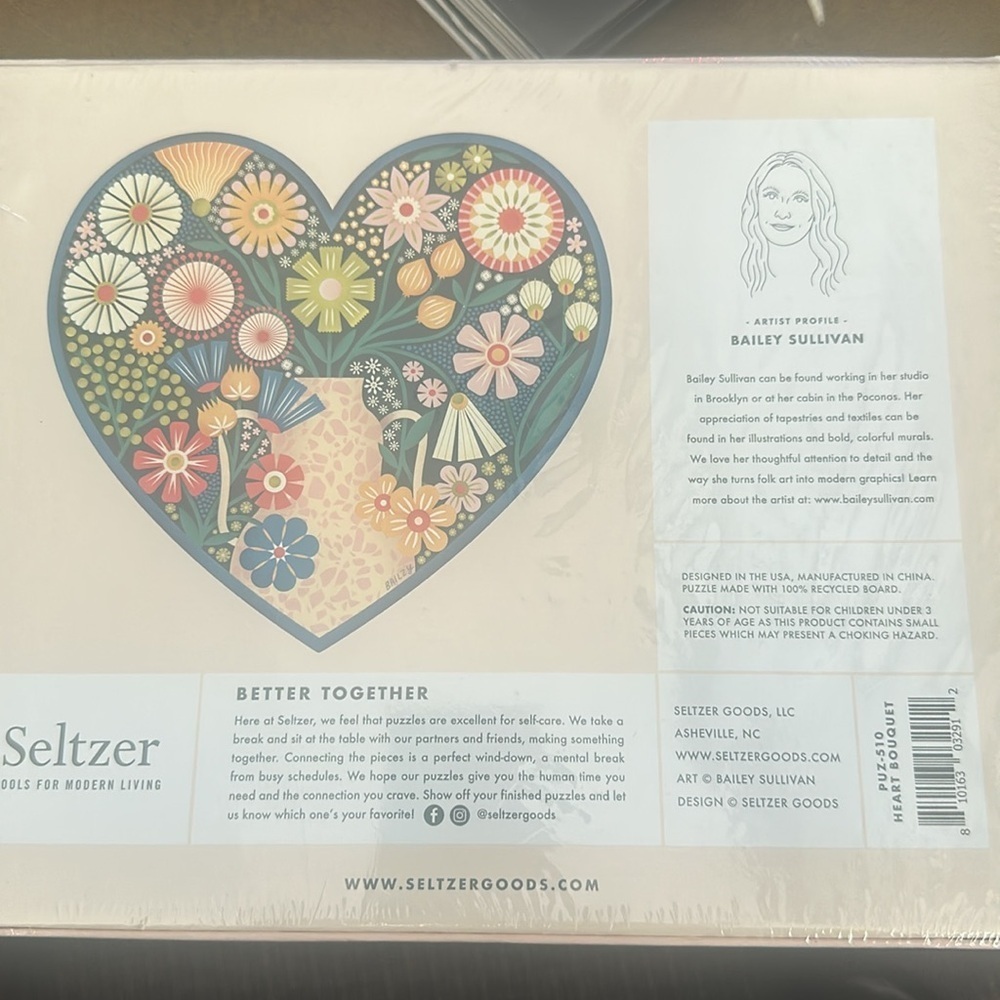 Seltzer Heart Puzzle 💜 - Picture 3 of 3